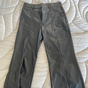 |ZARA: SEXY LEATHER JEANS|
|Size: LARGE|
